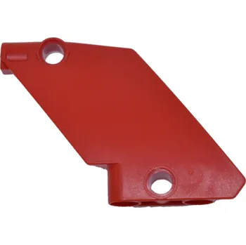 Stavebnice LEGO 80267 Red Technic, Panel Curved #61 5 x 7 Tapered Left (Červený panel Technic zahnutý #61 5 x 7 zúžený vlevo)