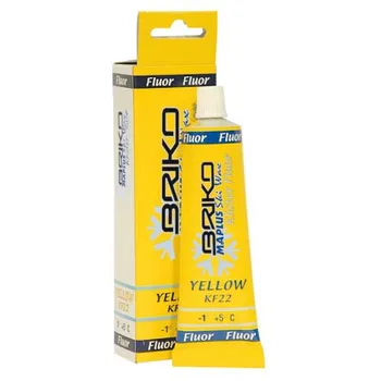 Lyžařský vosk MAPLUS FLUORO KLISTER KF22 YELLOW, -1°C až +5°C