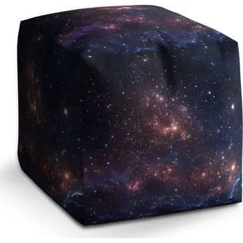 Taburet Sablio Taburet Cube Noční obloha: 40x40x40 cm