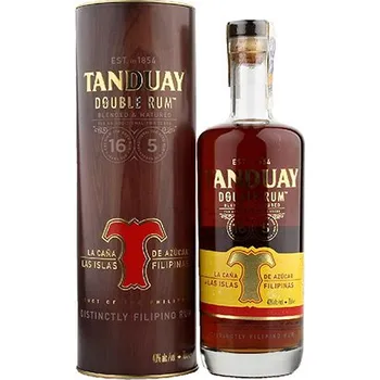 Rum Tanduay Double 16 & 5 let + tuba 0,7 l