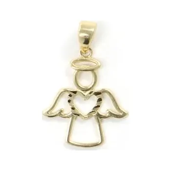 Přívěsek Zlatý přívěs anděl PATTIC AU 585/1000 0,80 g ARPX3P1169105Y