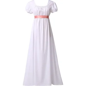 Dámské šaty Dámské šaty z románu Jane Austinové Barva: Bílá, Velikost: XXL