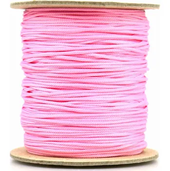 Dětské navlékací korálky Pro Háčkování Bižuterní šňůra 1,5 mm světle růžová 5 m