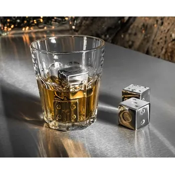 metr Chladící kostky do nápojů ocelové