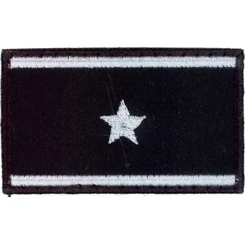 Hodnostní nášivka Štábní praporčík, černý podklad