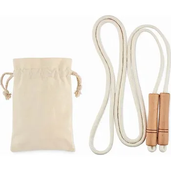 Švihadlo Bavlněné švihadlo - JUMP, béžová