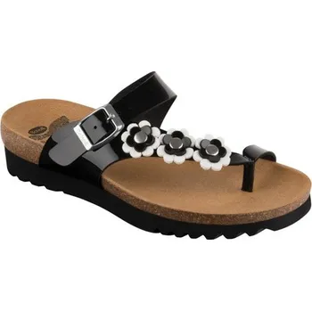 Dámské pantofle Scholl SIBEL PLUS černé zdravotní pantofle odpuzující komáry