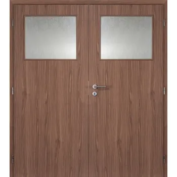 Interiérové dveře Vnitřní dveře 160 cm DOORNITE sklo 1/3 dvoukřídlé