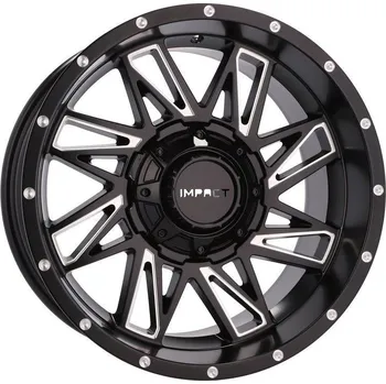 Alu kolo Alu kola Racing Line B1544, 18x9 10x120 ET-12, černá matná + leštěný límec