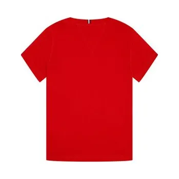Pánské oblečení Tommy Hilfiger T-Shirt Essential KS0KS00210 Červená Regular Fit 8Y