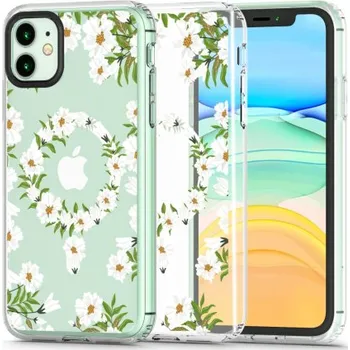Pouzdro na mobilní telefon Tech-Protect | Tech-Protect Magmood MagSafe kryt na iPhone 11, white daisy