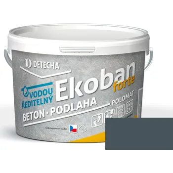 barva a nátěr na dřevo Detecha EKOBAN FORTE 2,5kg šedý (kovový) RAL 7011