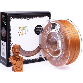 3D tisk Print with smile PLA - sunset gold, 1,75 mm, 1 kg