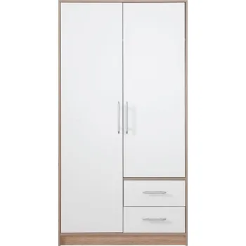 Šatní skříň SMART sb | šatní skříň SR3 | 100 cm | sonoma/bílá