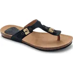 Scholl NEW BIMINI 1.2 černé dámské zdravotní žabky s technologií Bioprint®