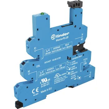 Relé Finder 93.66.7.024 patice pro relé S úchytným třmenem , s LED diodou, S EMV odrušením , Finder řada 34, Finder 34.51, Finder 34.81, 1 ks