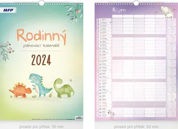 Kalendář MFP Nástěnný rodinný plánovací kalendář 2024