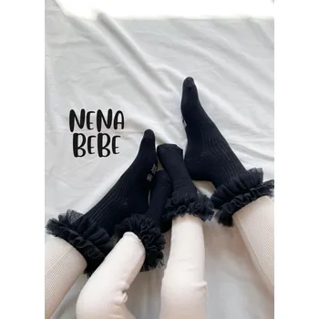 Nena Bebe Tutu ponožky černé 2 (2-3 roky) černá