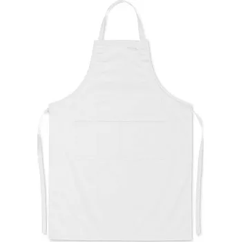 Kuchyňská zástěra Nastavitelná zástěra , bílá