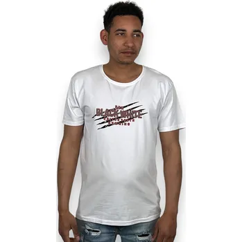 Steel Pánské bílé tričko s krátkým rukávem 04 Barva: Bílá, Velikost: 3XL