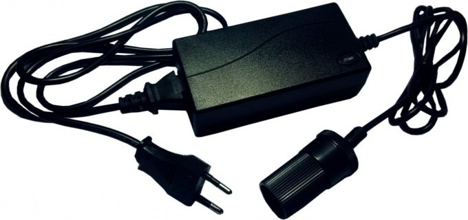 NONAME Trasformatore Convertitore 12V - 220V, Presa Accendisigari A Spina Europea, Potenza 120W, 10A