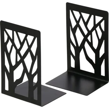 Zarážka na knihu Springos Tiffany polička na knihy 2 ks černá