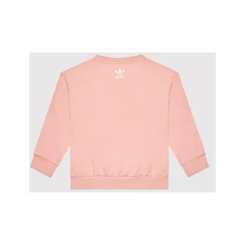 Dámská mikina adidas Mikina Graphic HC4559 Růžová Loose Fit 13_14Y