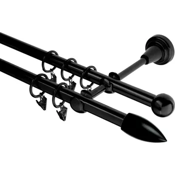 Garnýž Garnýž kovová 420 cm dvouřadá - dvojitá 16 Špice černá