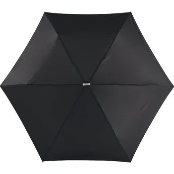 Deštník Super tenký mini skládací deštník FLAT, černá