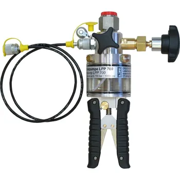 Čerpadlo Ruční klešťová kalibrační pumpa hydraulická LPP-700, 0/700bar, pro olej nebo vodu, G1/2
