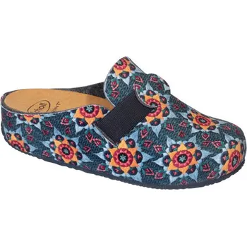 Dámská zdravotní obuv Scholl LARETH modrá / multi domácí obuv