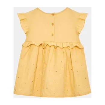 Dámské šaty United Colors Of Benetton Každodenní šaty 47YZAV00B Žlutá Regular Fit 62