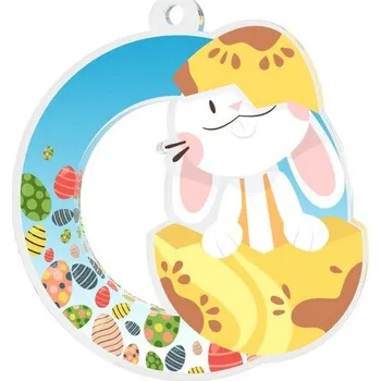 Poháry Bauer Akrylátová medaile MDAV10M08 | Velikonoce