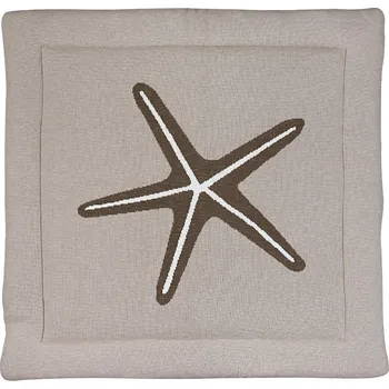 Hrací deka Světle šedá hrací deka Quax Starfish 100 x 100 cm
