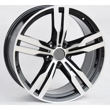 Disk Alu kola Racing Line B5327, 20x8.5 5x112 ET25, černá + leštění vhodné pro BMW 6 Gran Turismo (2017-2023), BMW 7 G11 (2015-2022)