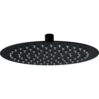 Hlavová sprcha Novaservis Pevná sprcha průměr 250 mm, ECO černá (RUP/250,5)