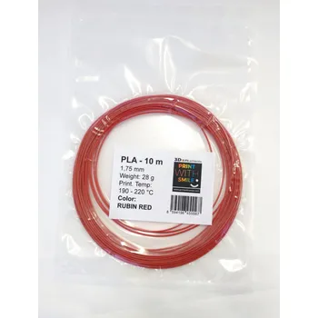 Filament Print with smile ASA - vzorek 10 m Barva: Black volkano