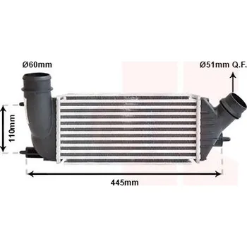 Chladič motoru Chladič turba VAN WEZEL 09004270