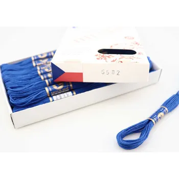 Příze Niťárna Vyšívací příze Mouline 5582 - tropická modrá