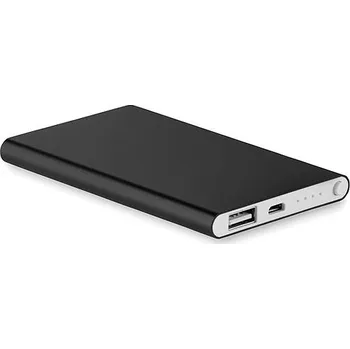 Powerbanka Hliníková PowerBank 4000 Mah - POWERFLAT, černá