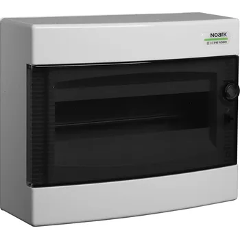 Noark 101498 PNS 12T Plastová rozvodnice, průhledné dveře, na omítku, IP40, 12 modulů