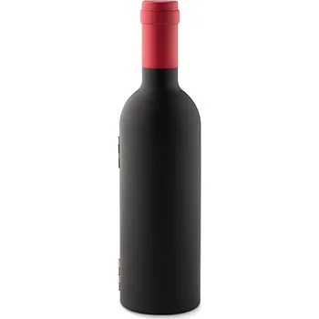 Otvírák Sada na víno ve tvaru lahve- SETTIE, černá