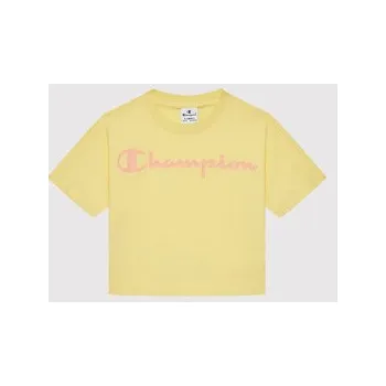 Dámské kraťasy Champion Sada tričko a sportovní šortky 404319 Žlutá Custom Fit 174_179