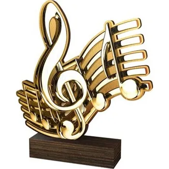 Volný čas Poháry Bauer Dřevěná plaketa WF187 | Hudba