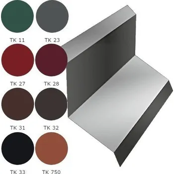 Střešní krytina Lemování ke zdi horní - plechová krytina BP2 matné UTK