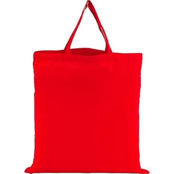 Nákupní taška Bavlněná taška PURE s krátkými uchy, červená
