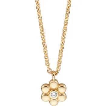 Náhrdelník ESPRIT stříbrný náhrdelník s květinou ESNL01741242