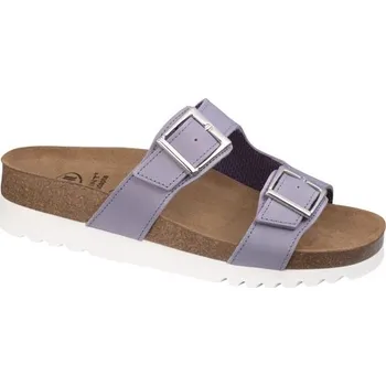 Dámské pantofle obuv Scholl Filippa světle fialové zdravotní pantofle