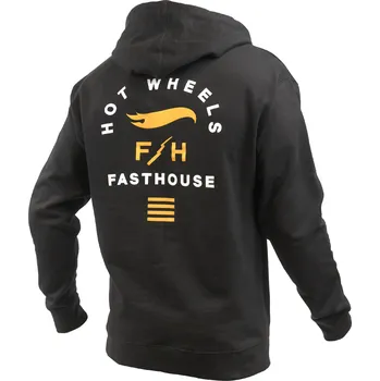 Fasthouse Youth Hot Wheels Synergy Hooded Pullover Black dětská mikina Velikost: YL