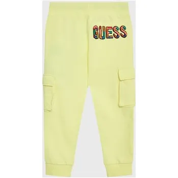 Guess Teplákové kalhoty N3GQ11 KA6R0 Žlutá Relaxed Fit 5Y